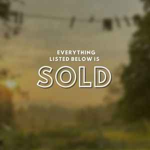 SOLD ITEMS